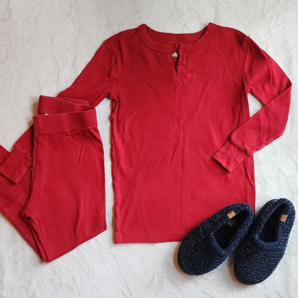 GAP Boys Or Girls ORGANIC COTTON Long John Pajama Set